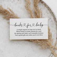 Livres de Baby shower de script moderne pour bébé