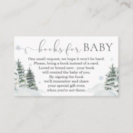 Carte D'accompagnement Livres de Baby shower de Woodland pour Baby Card
