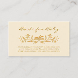 Carte D'accompagnement Livres de Baby shower Sunshine pour Baby Insert Ca
