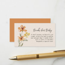 Livres de Baby showers Fleurs sauvages pour bébé