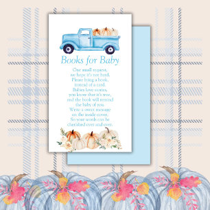 Carte D'accompagnement Livres de bain pour bébé garçon Blue Boy Pumpkin B