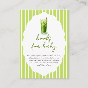Carte D'accompagnement Livres de bébé pour Baby Shower sur le thème des r