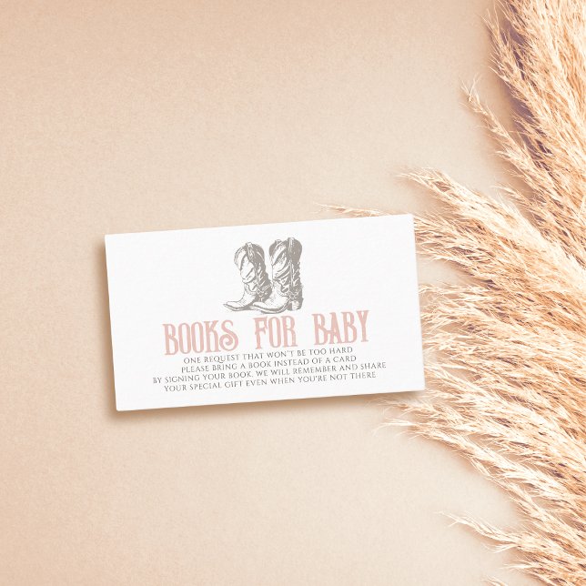 Carte D'accompagnement Livres de douches pour bébé (Créateur téléchargé)