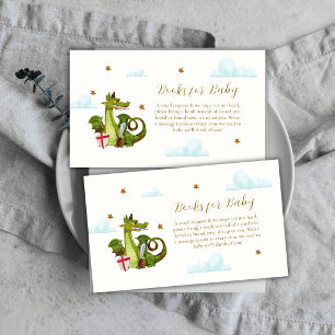 Carte D'accompagnement Livres de Dragonnet Mythique pour Baby Shower