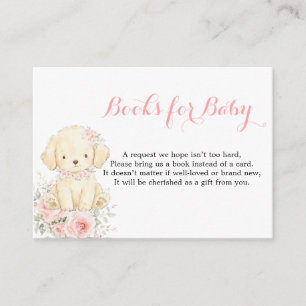 Carte D'accompagnement Livres de Fête de Naissance pour Bébé Little Golde