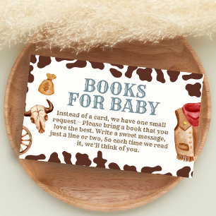 Carte D'accompagnement Livres de fête prénatale pour bébé Cowboy Rodeo Fa