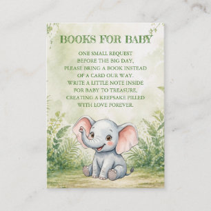 Carte D'accompagnement Livres de fête prénatale pour bébé Sauvageon