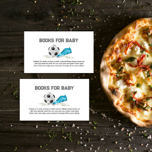 Carte D'accompagnement Livres de football toutes étoiles aquarelle pour B