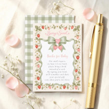 Livres de fraises doux pour bébé Enclosure