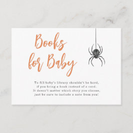 Carte D'accompagnement Livres Halloween pour Baby Card