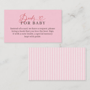 Carte D'accompagnement Livres Little Sweetheart pour bébé Douce Fête de N