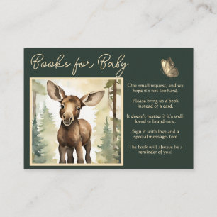 Carte D'accompagnement Livres mignonnes pour bébé orignal pour bébé