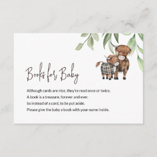 Carte D'accompagnement Livres pour Baby Holy Cow Farm Animal Green