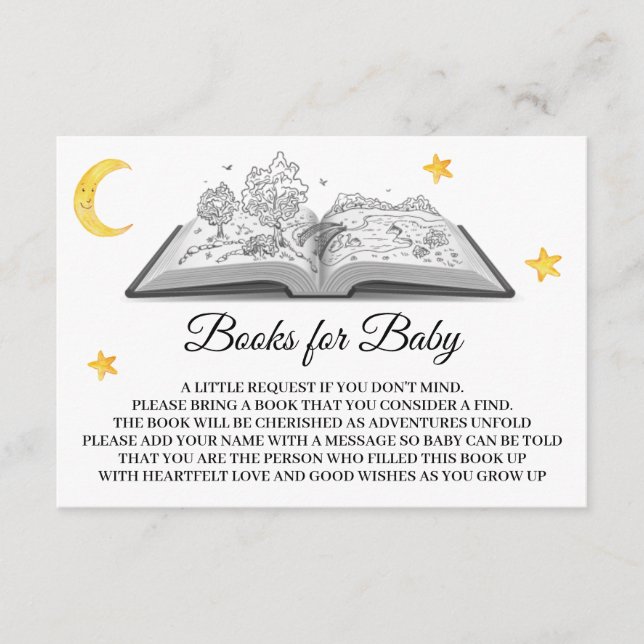 Carte D'accompagnement *~* Livres pour Baby Pop Up Book Moon Stars (Devant)