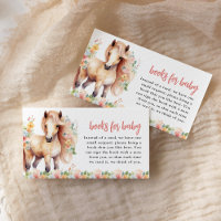 Livres pour Baby shower Baby Floral Horse