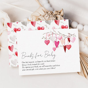 Carte D'accompagnement Livres pour Baby shower bébé petit amour
