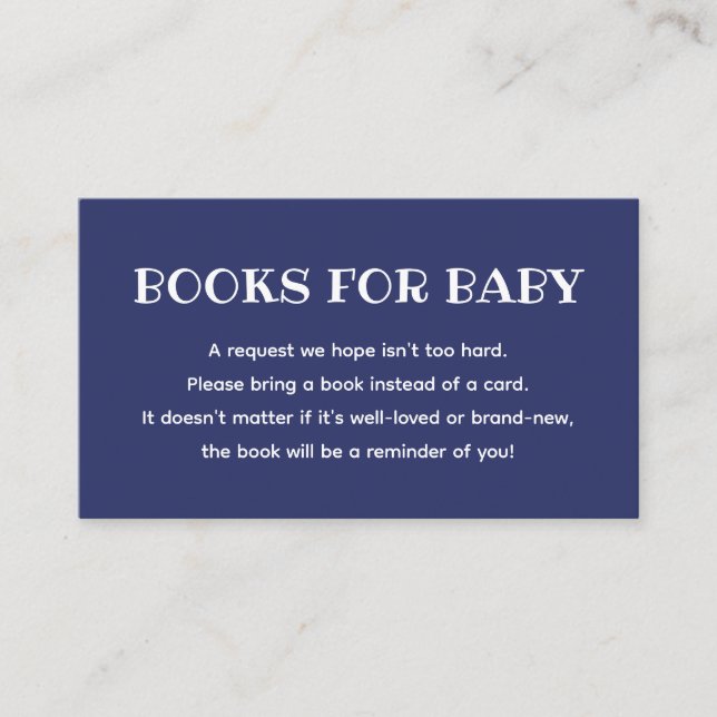 Carte D'accompagnement Livres Pour Bébé 4 juillet Baby shower Thématique (Devant)