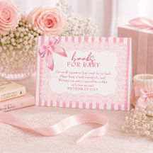Livres pour bébé avec un élégant nœud rose pour la