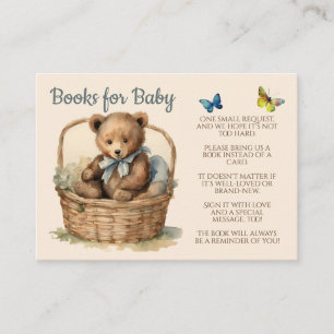 Carte D'accompagnement Livres pour bébé Bear Boy Boy pour bébé