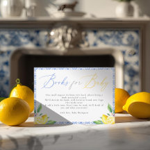 Livres pour bébé Ciao Bambino Baby Shower au citro