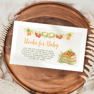 Carte D'accompagnement Livres pour Bébé cultivés localement Livres Jardin