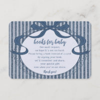 Livres pour bébé en jean bleu à noeud papillon Coq
