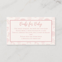 Livres pour bébé Fête de Naissance Côtière Coquill