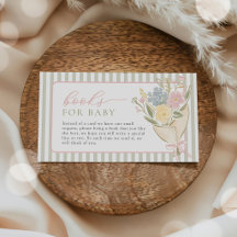 Livres pour bébé floral fille Baby Shower