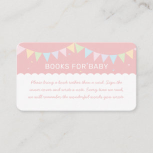 Carte D'accompagnement Livres pour bébé pour Baby Shower Fille Alpaga Lam