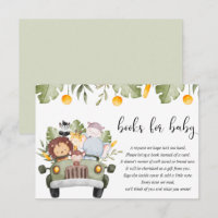 Livres pour bébé safari baby shower animaux jungle