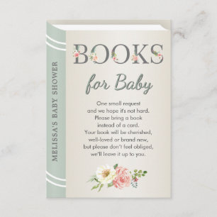 Carte D'accompagnement Livres pour Bébé Sage Library Storybook Neutral