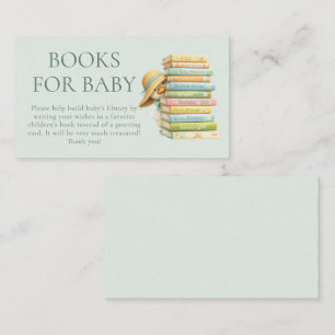 Carte D'accompagnement Livres Silly Goose Sage pour Baby Shower