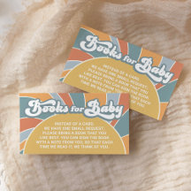 Livres super pour Baby shower Sunshine Retro Baby