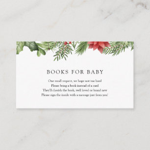 Carte D'accompagnement Livres Winter Greenery pour Baby insert