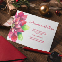 Logement de Noël Red Poinsettia