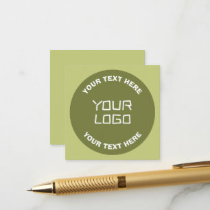 Carte D'accompagnement Logo téléchargé ou design & texte modifiable Toute