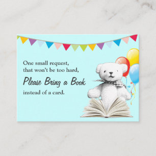 Carte D'accompagnement L'ours de jouet apportent une insertion de baby