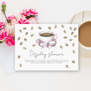 Carte D'accompagnement Love is brewing douche de mariage affiche