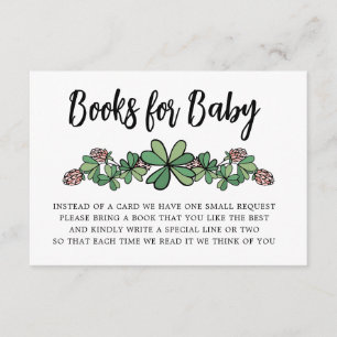 Carte D'accompagnement Lucky Charm Livres Pour Baby Girl Baby shower