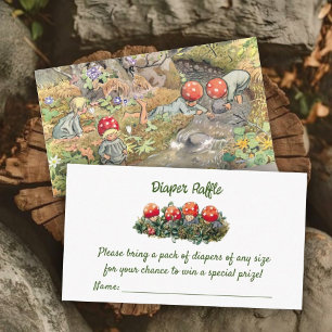 Carte D'accompagnement Luge de champignon Baby shower de grenouille Raffi