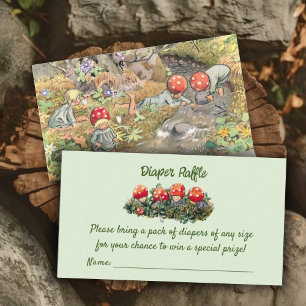 Carte D'accompagnement Luge de champignon Baby shower de grenouille Raffi