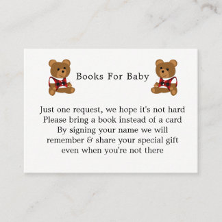 Carte D'accompagnement Lumberjack Rouge Noir Plaid Baby shower mou