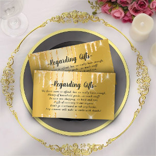 Carte D'accompagnement Lune de miel nuptiale douche ou mariage
