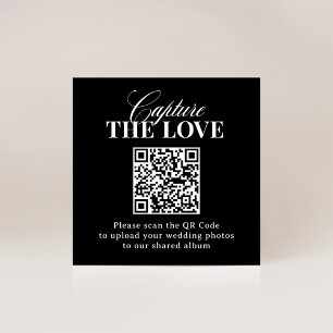 Carte D'accompagnement Luxe classique   Le Mariage de code QR capte l'amo