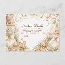Luxury White Pumpkin Diaper Raffle