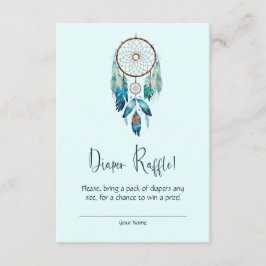 Carte D'accompagnement Magic Aquamarine Dreamcatcher Déchets Raffle