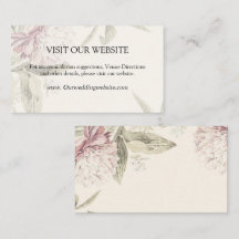 Mariage Botanique Pivoine Vintage