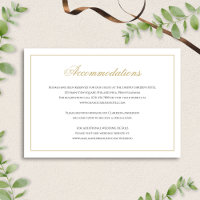 Mariage classique Noir & Or Formal Logement