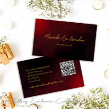 Mariage de code QR noir noir or