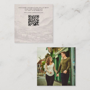 Carte D'accompagnement Mariage de passeport irlandais QR